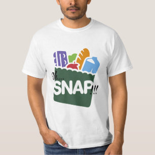 CAMISETA O OH EBT INSTANTÂNEO BENEFICIA A CAPA DOS CUPÕES