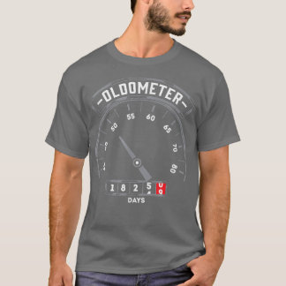 Camiseta O Oldometer Engraçado, 50 anos, presente de aniver