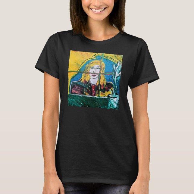 CAMISETA O OLHAR DE MIL JARDAS DE ANGIE (Frente)