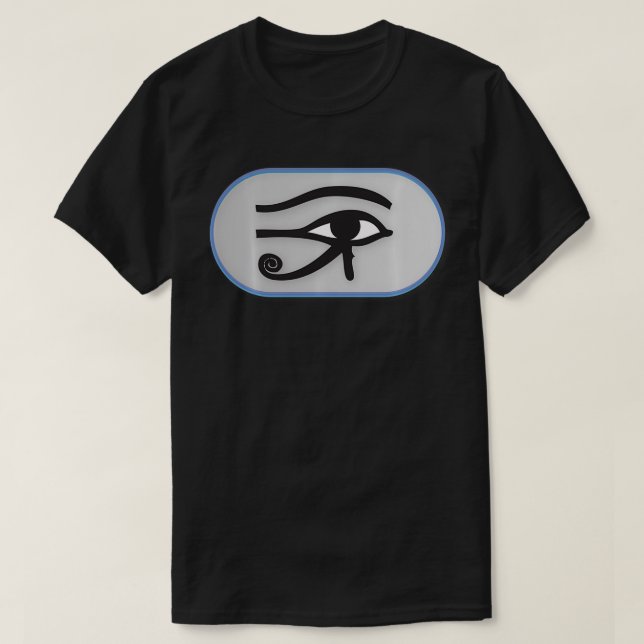 Camiseta O Olho de Hóus O Olho de Ra (Frente do Design)