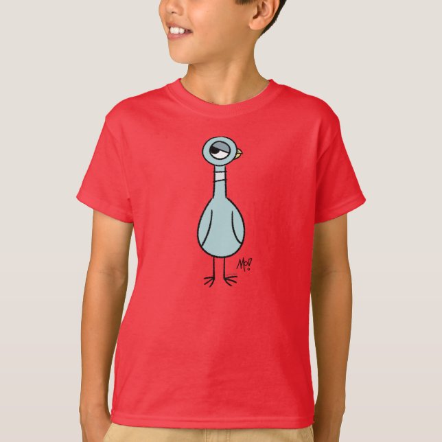 Camiseta O Olho Do Pombo É Vermelho (Frente)