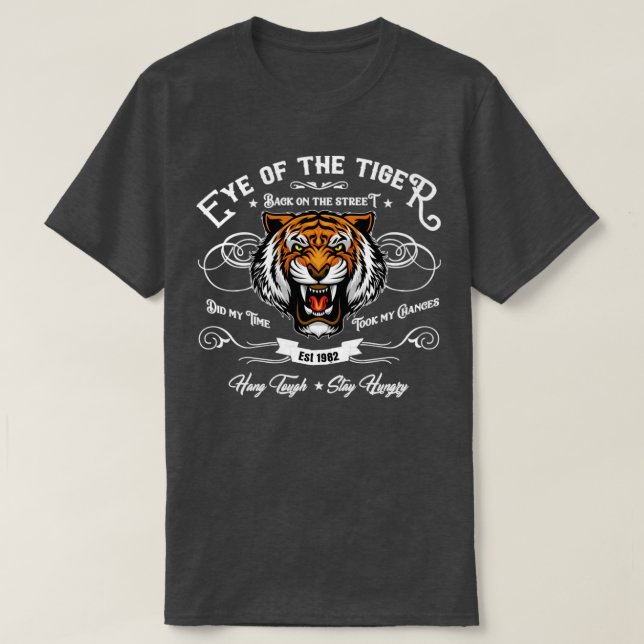 Camiseta O Olho do Tiger Rocky (Frente do Design)