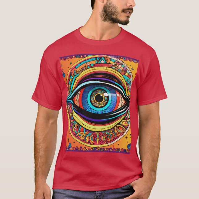 Camiseta O Olho Sem Piscar da Criatura (Frente)