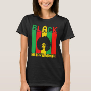 Camiseta O Orgulho do Mês da História Negra Afastou Melanin