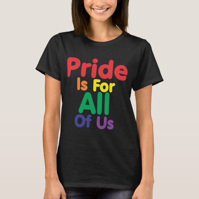 Camiseta O orgulho é para todos nós (Frente)