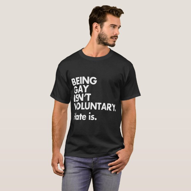 Camiseta O orgulho LGBT sendo Gay não é contra bullying vol (Frente Completa)