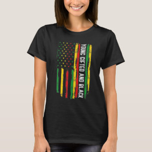 Camiseta O Orgulho Negra, Jovem Americano, História Negra M