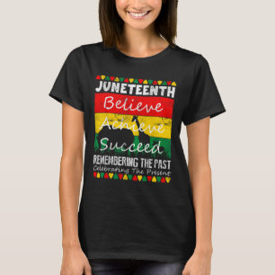 Camiseta O Orgulho Negro Melanin no Dia da Independência
