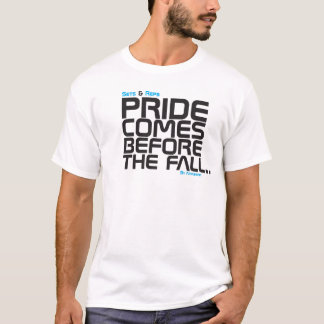 Camiseta O orgulho vem antes da queda