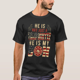 Camiseta O Orgulhoso Filho De Fogo Da Família É Bombeiro Pa