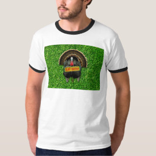 Camiseta O orgulhoso peru do SlipperyJoe come presunto pend