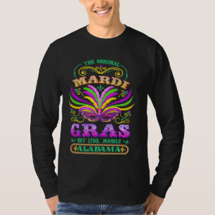 Camiseta O original Mardi Gras Mobile Alabama 1703