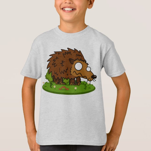 Camiseta O ouriço bonito caçoa o T (Frente)