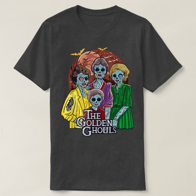 Camiseta O Ouro Ghouls Halloween (Frente do Design)