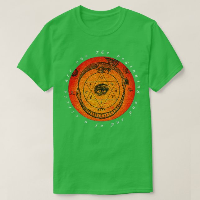 Camiseta O Ouroboros (Frente do Design)