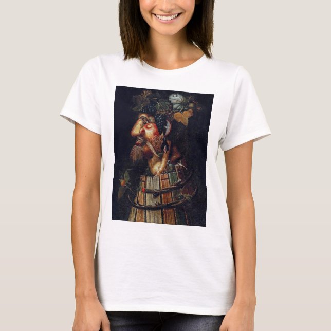Camiseta O outono, Arcimboldo (Frente)