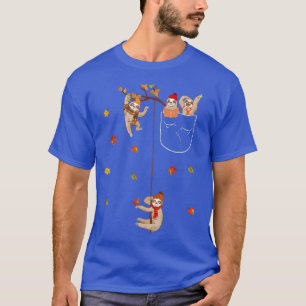 Camiseta O outono das folhas do outono cai no bolso