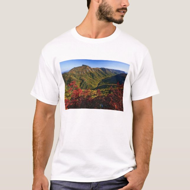 Camiseta O outono de Linville Gorge frequentemente apelidou (Frente)