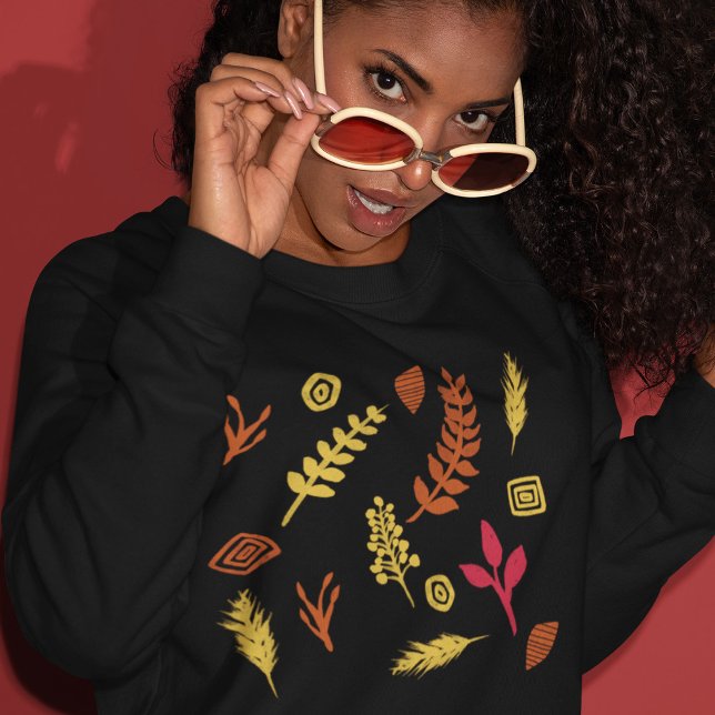 Camiseta O outono deixa o design abstrato (Criador carregado)