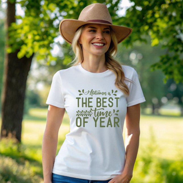 Camiseta O outono é a melhor época do ano (Autumn is the best time of year t-shirt)