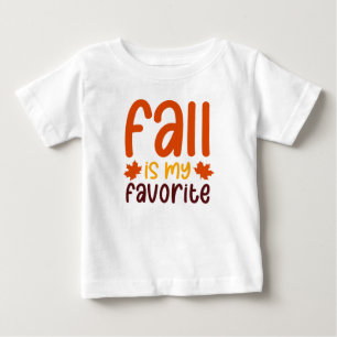 Camiseta O Outono É Meu Favorito - Design de Citação Aconch
