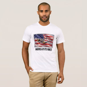 Camiseta O P-38 Lightning - A América em seu Melhor