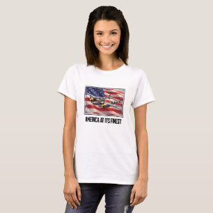 Camiseta O P-38 Lightning - A América em seu Melhor