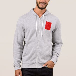 Camiseta O padrão vermelho e branco.