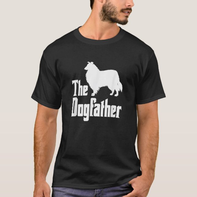 Camiseta O Padrinho do Cachorro presente engraçado de cacho (Frente)