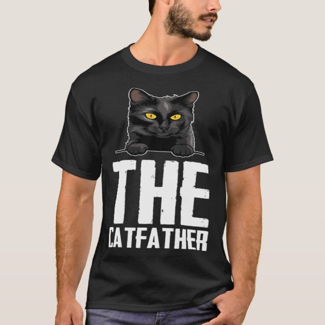 Camiseta O padrinho do gato (Frente)