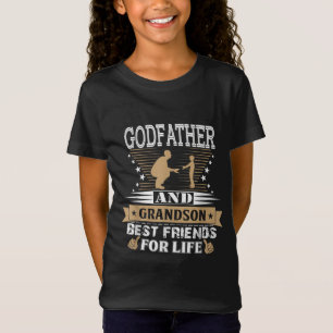 Camiseta O Padrinho E O Avô São Os Melhores Amigos Da Vid