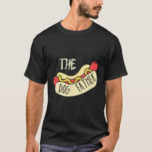 Camiseta O Pai Cachorro Bbq Cachorro-Quente Pai Dia dos Pai