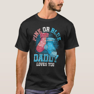 Camiseta O Pai Cor-De-Rosa Ou Azul Te Ama O Futuro Gênero D
