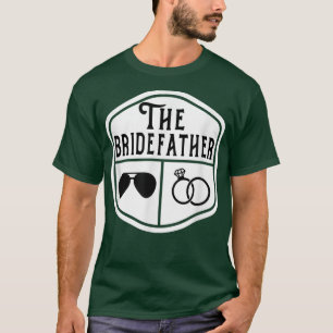 Camiseta O Pai da Bridefather do Casamento do Solteiro