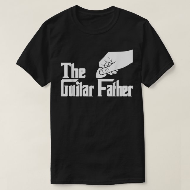 Camiseta O Pai da Guitarra (Frente do Design)