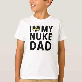 Camiseta O pai das armas nucleares caçoa o T