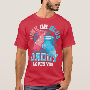 Camiseta O Pai de lançamento do bebê ama você o futuro Pai 