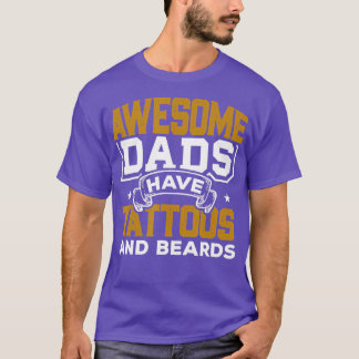 Camiseta O pai de presente de aniversário do pai tatuagem u