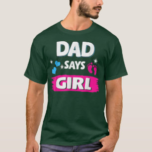 Camiseta O Pai diz que a garota que combina com o bebê da f