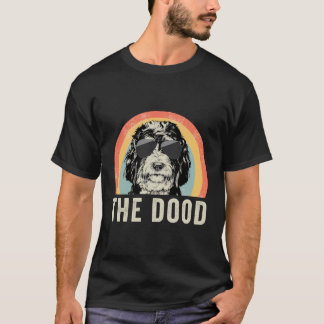 Camiseta O Pai do Cachorro do Porodle da Mãe Bernedoodle