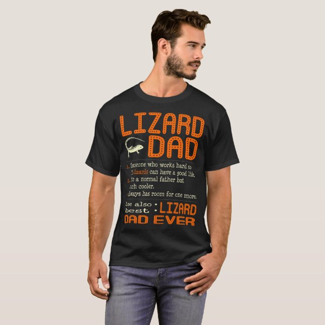 Camiseta O pai do lagarto gosta do pai normal muito mais (Frente Completa)
