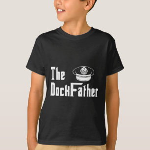 Camiseta O Pai do Pier Capitão do Barco Pai Pai Engraçado