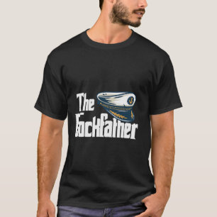 Camiseta O Pai do Porto Engraçado Barco de Pesca Pai Capitã
