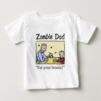 Camiseta O pai do zombi, come seus cérebros
