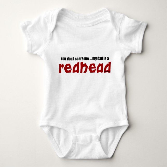 Camiseta O pai é um Redhead (Frente)