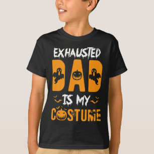 Camiseta O Pai Esgotado É O Meu Dia de as Bruxas engraçado