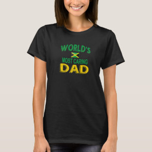 Camiseta O Pai jamaicano Pai mais carinhoso do mundo Padre