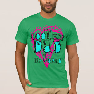 Camiseta O Pai mais legal do Escrevendo Adolescente do Mund