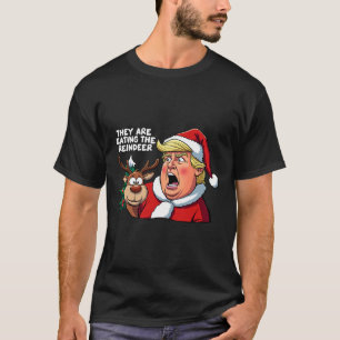 Camiseta O Pai Natal Está Comendo A Ré.
