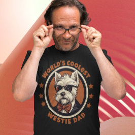 Camiseta O Pai oeste mais frio do mundo, Terrier